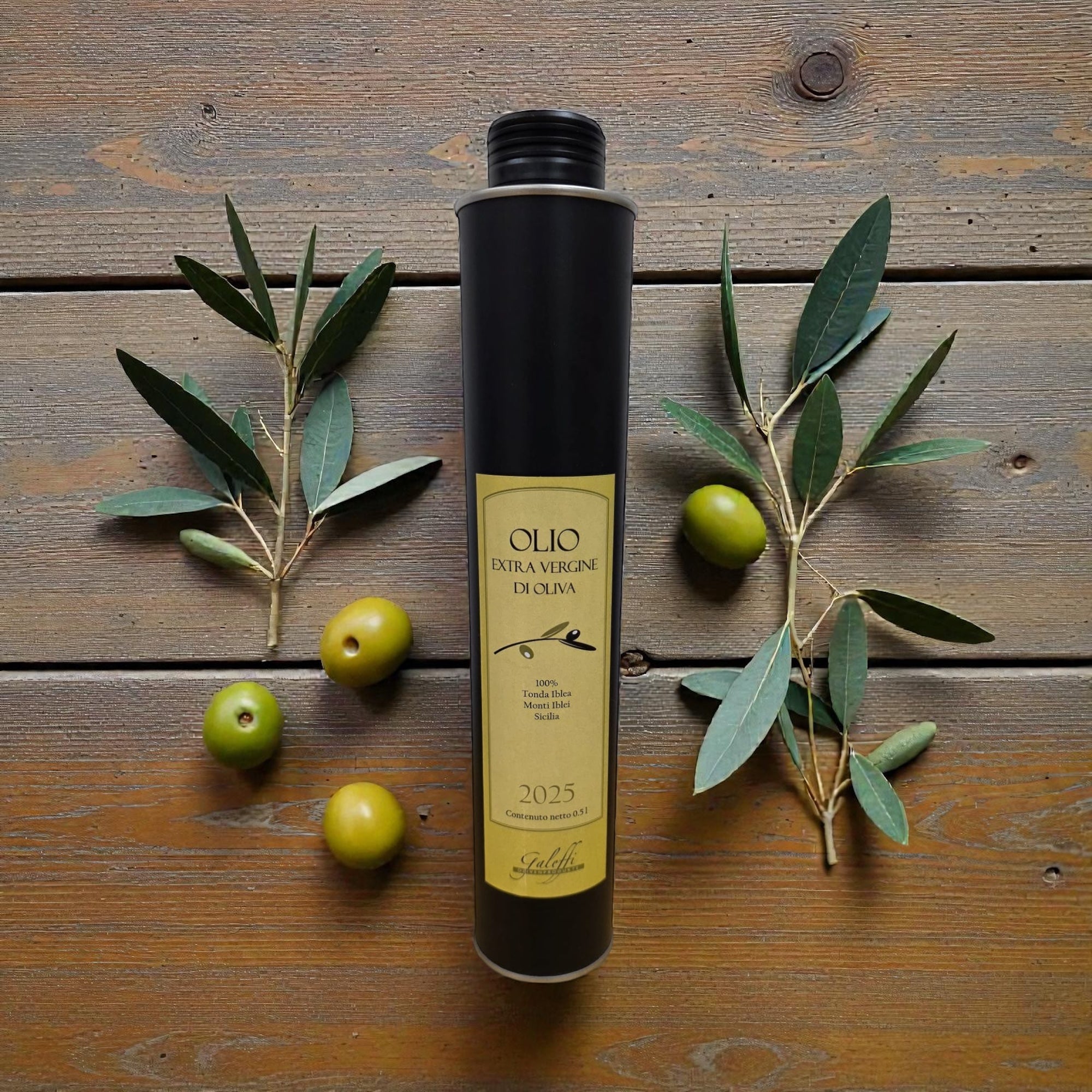 Sizilianisches Olivenöl (Extra Vergine) Blechkanne